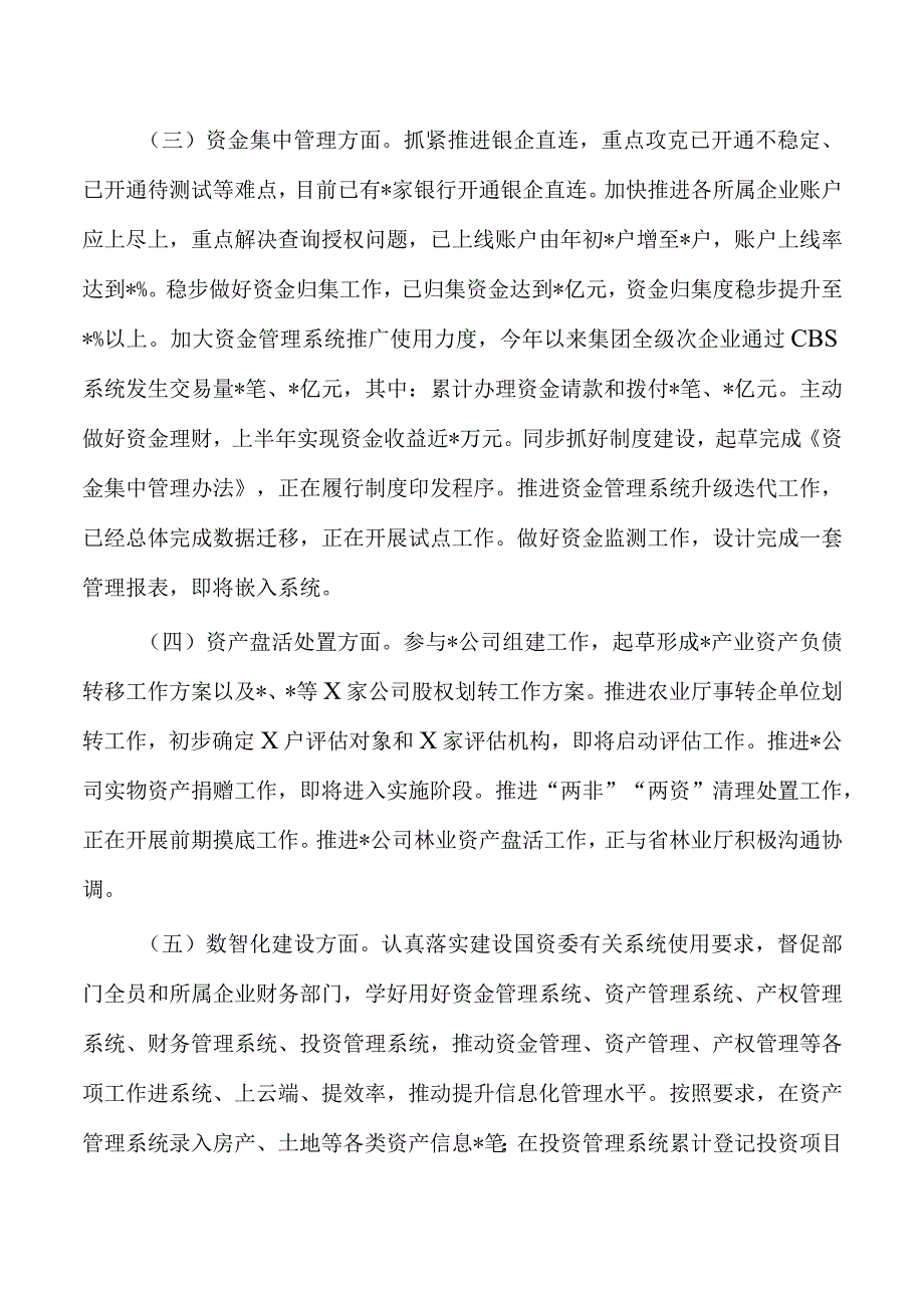 公司财务资产部上半年总结及下半年计划.docx_第2页