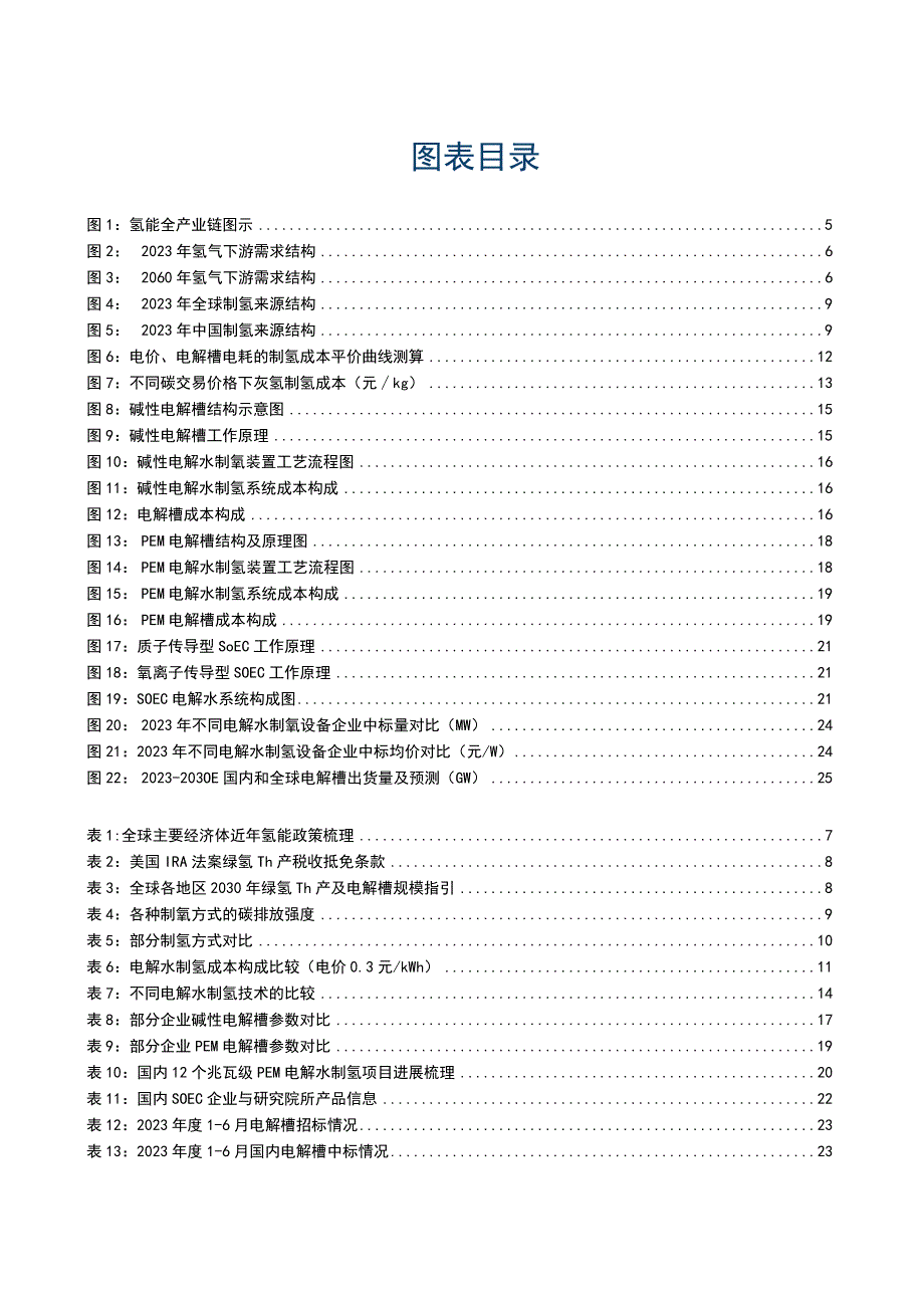 2023氢能行业专题研究报告：制氢电解槽：绿电制氢蓬勃发展电解槽产业化进程加速.docx_第3页