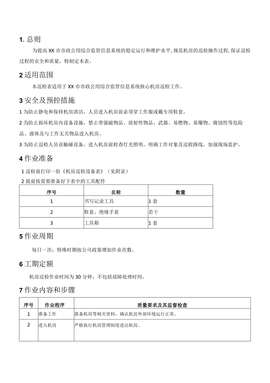 市政公用核心机房设备巡检表.docx_第2页