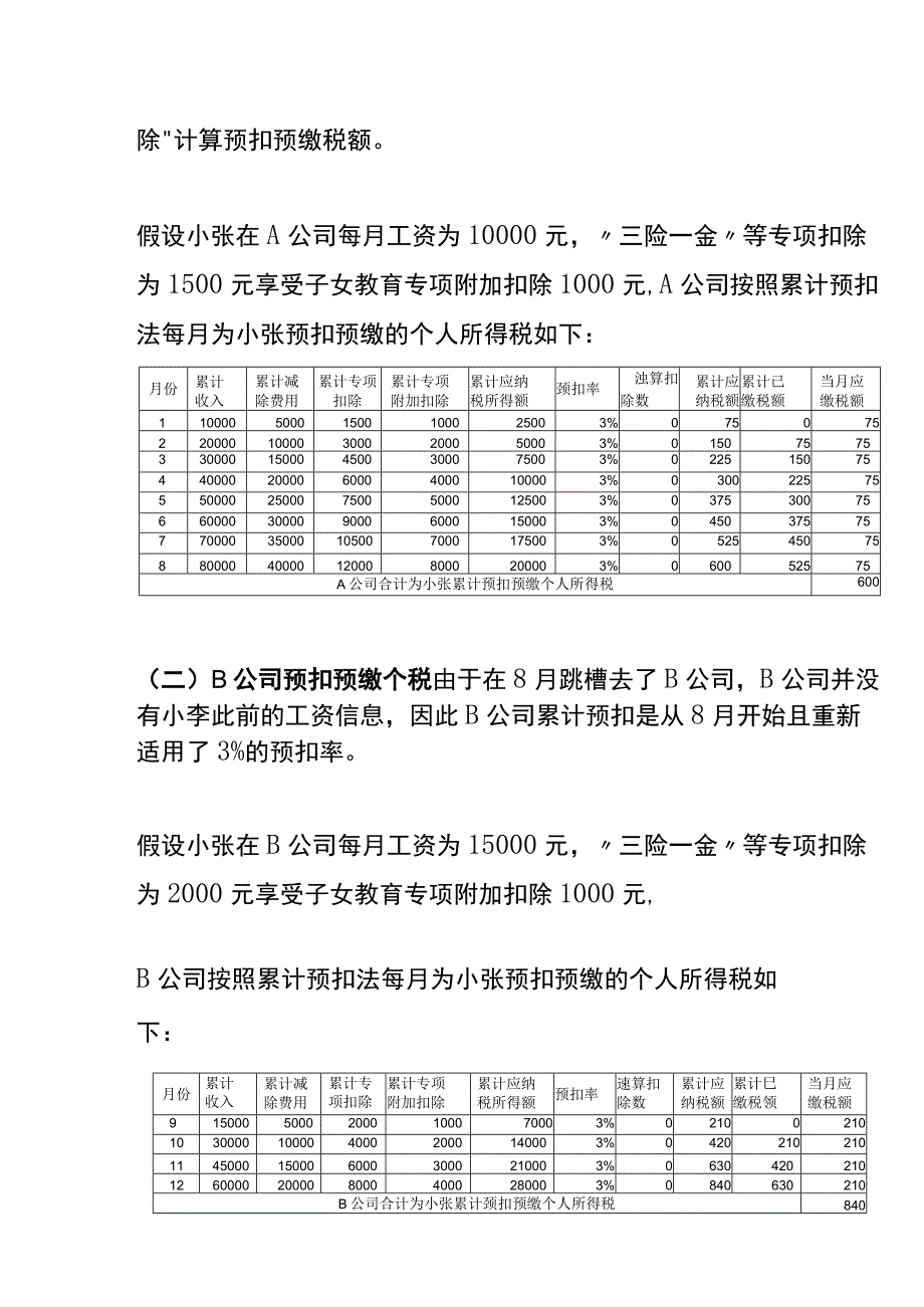 年中跳槽人员两处工资薪金的补税案例.docx_第3页