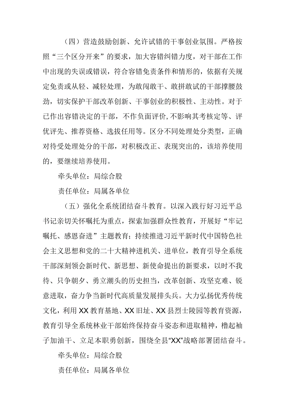 XX县林业局关于突出四敢导向激发干部干事创业活动实施方案.docx_第3页