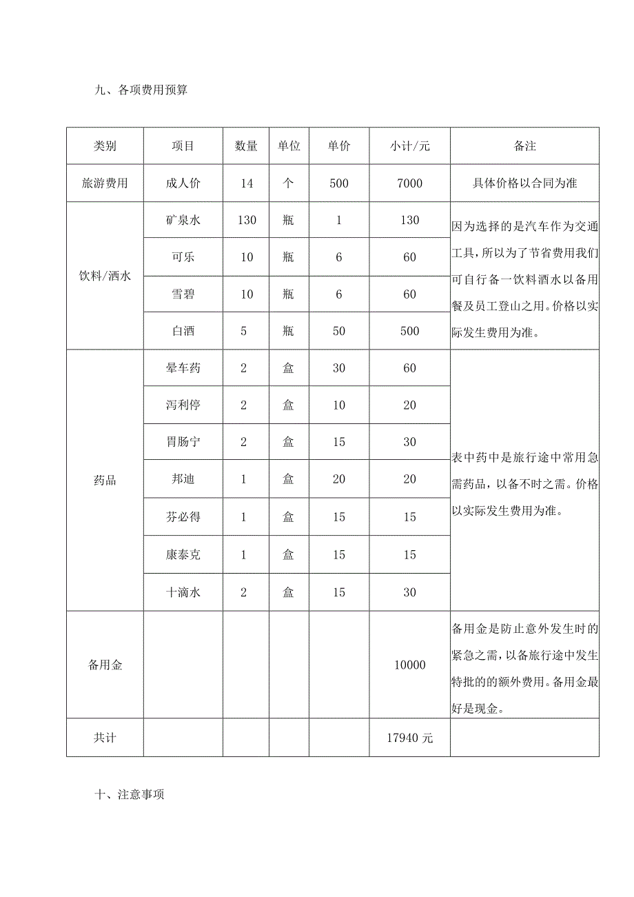 员工福利定期旅游18员工旅游方案策划书.docx_第3页