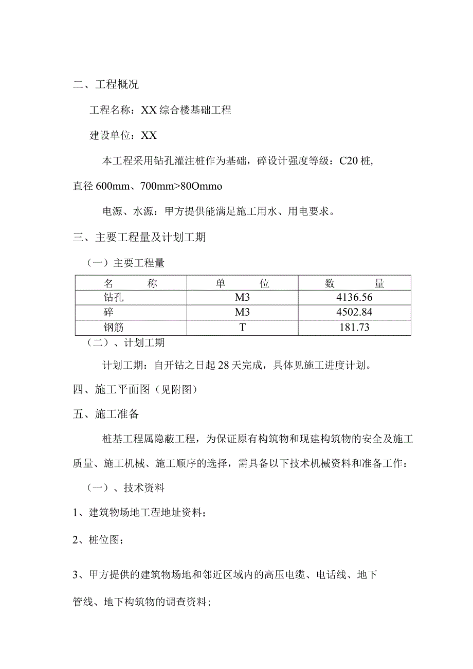 综合楼基础工程施工组织设计方案纯方案15页.docx_第2页