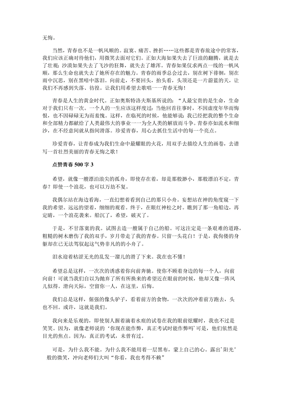 点赞青春500字初中作文.docx_第2页