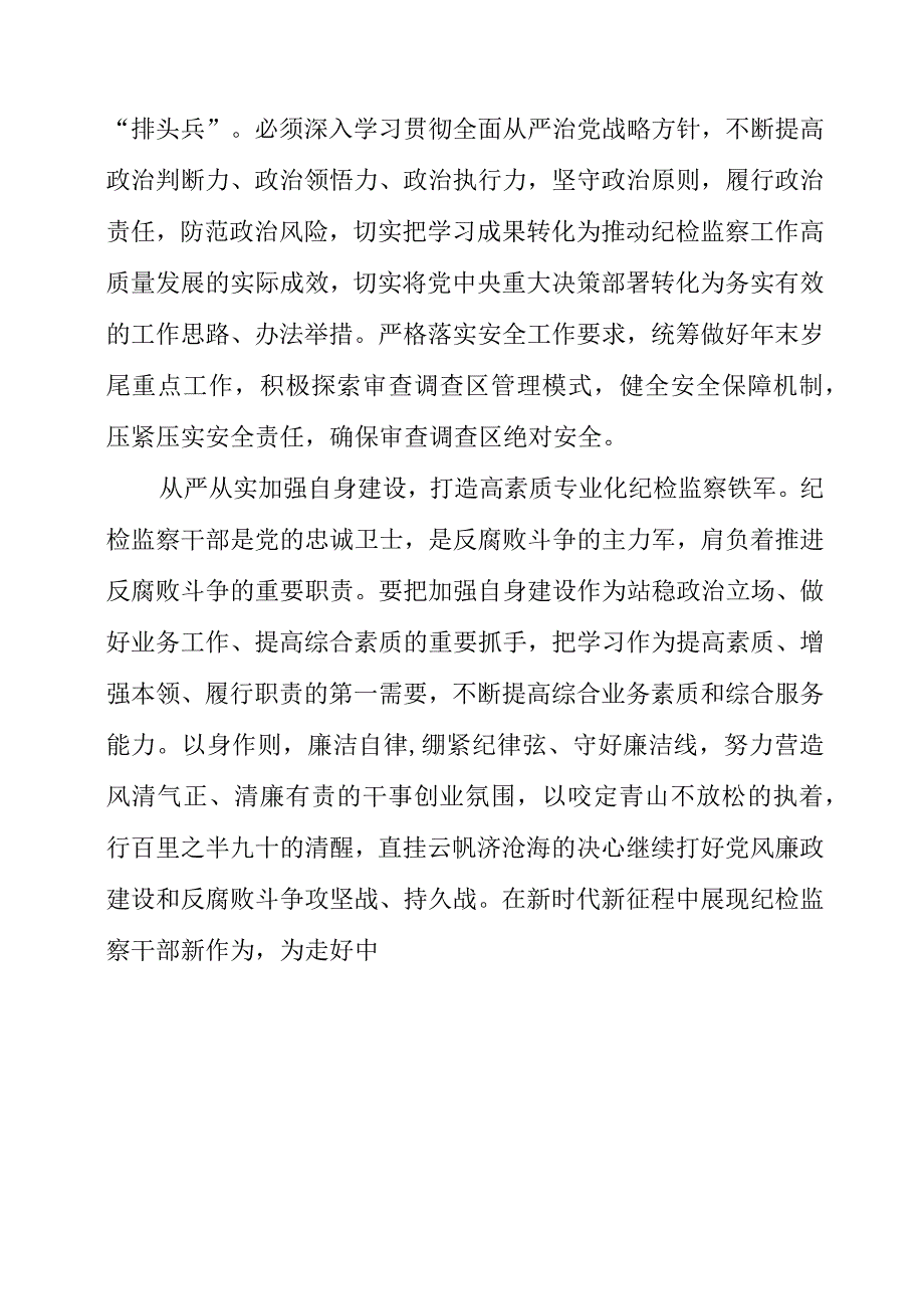 纪检监察干部学习《党的二十大报告》之从严治党系列感悟体会.docx_第2页