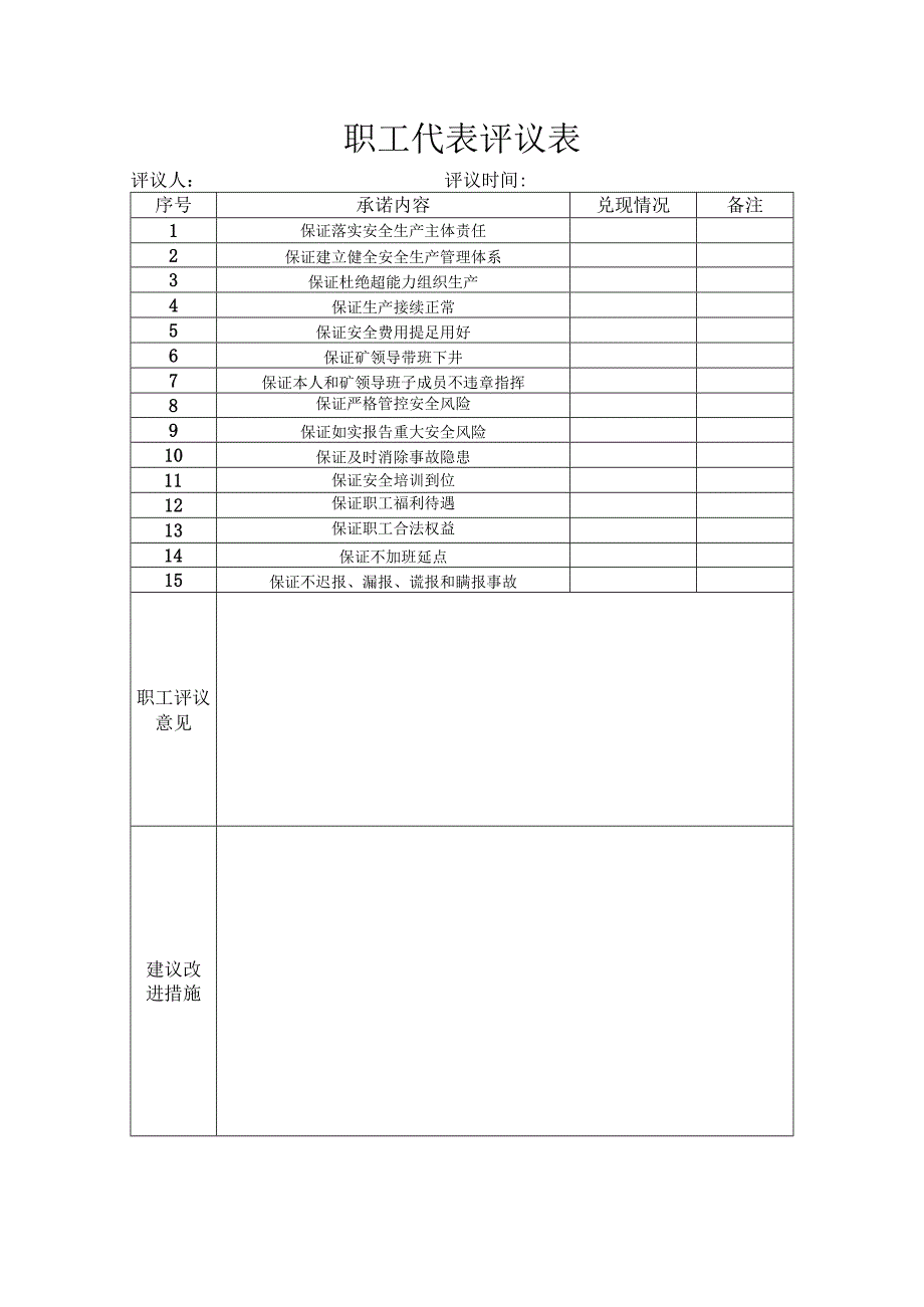 职工代表评议表W.docx_第1页