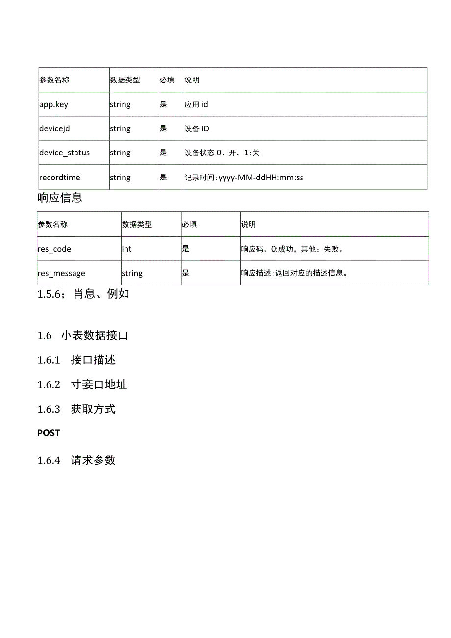 物联网智慧平台厂家接口规范IOT服务接口规范1.docx_第2页