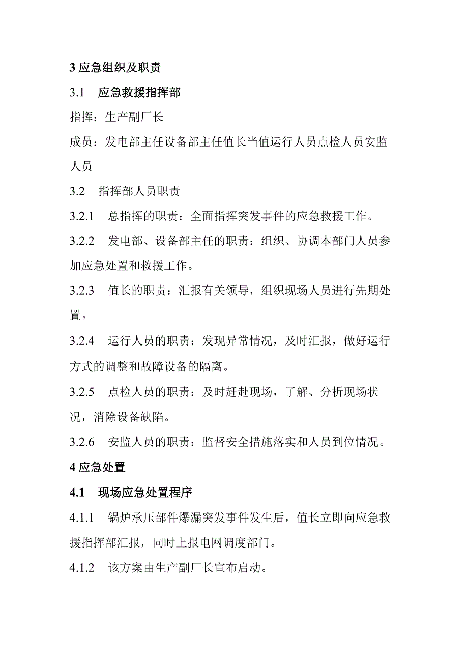 电力企业锅炉承压部件爆漏现场处置方案.docx_第3页