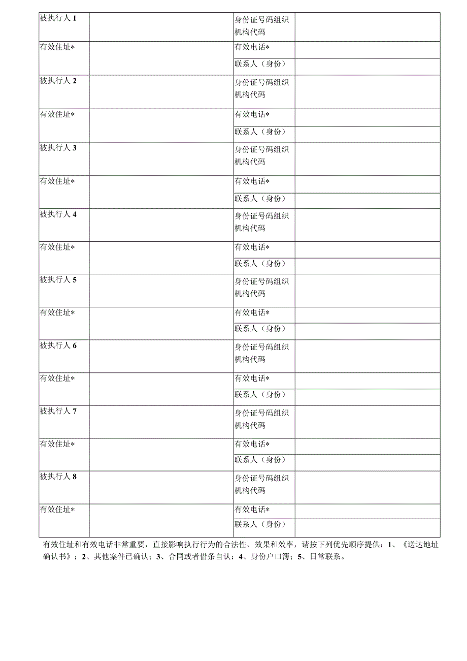 申请执行表.docx_第2页