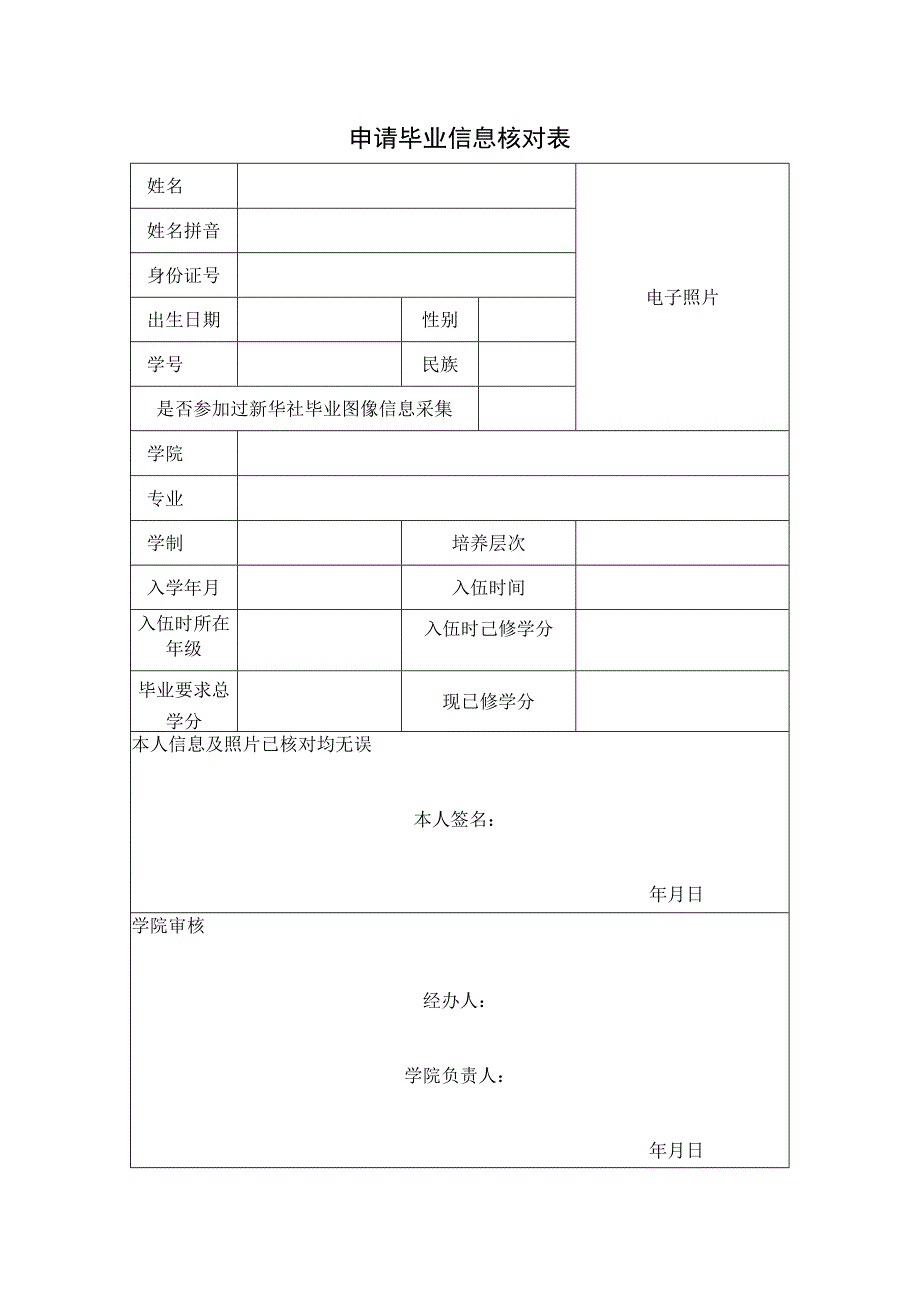 申请毕业信息核对表.docx_第1页