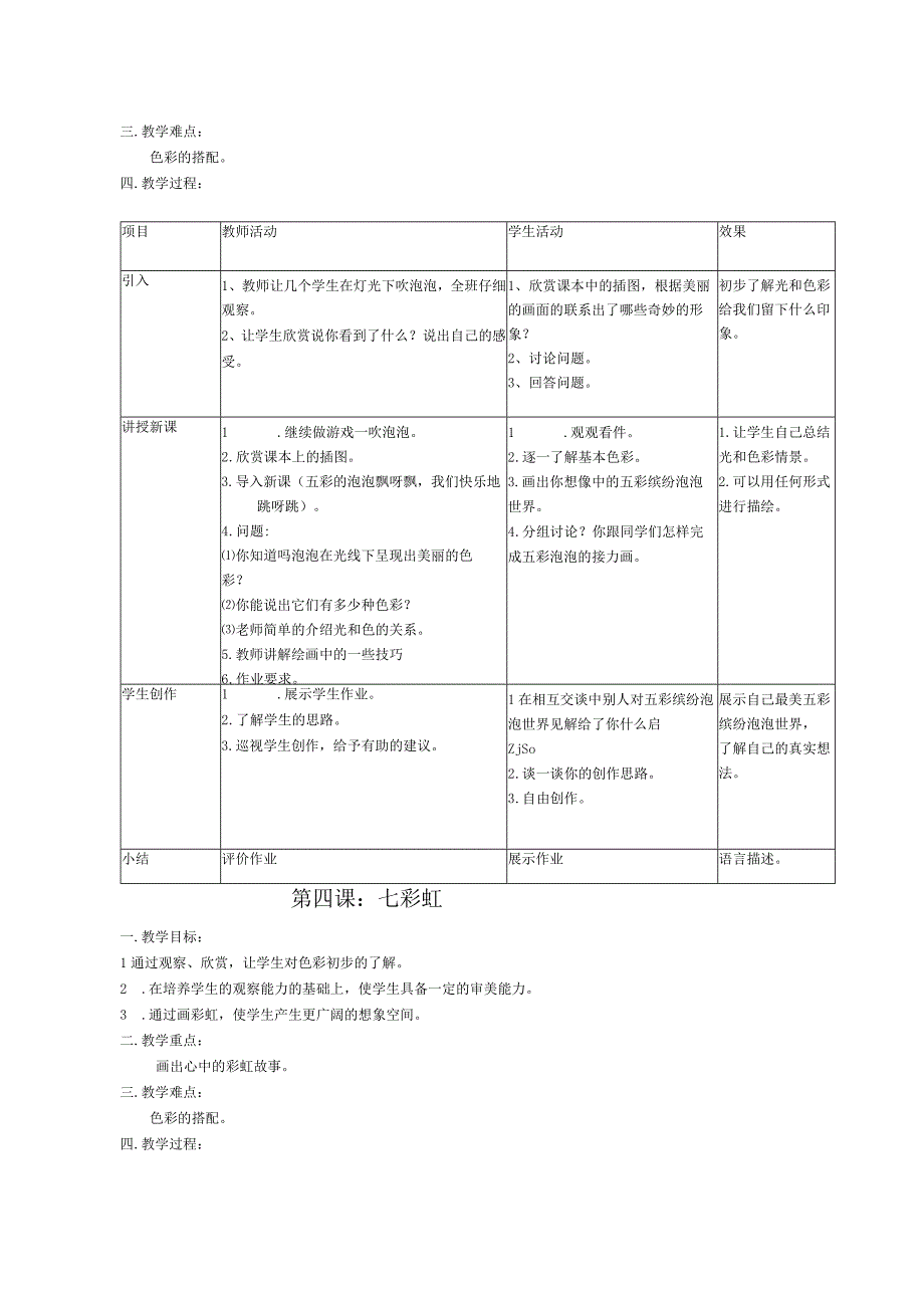 漫游飞行世界 海洋世界 全册教学设计.docx_第3页