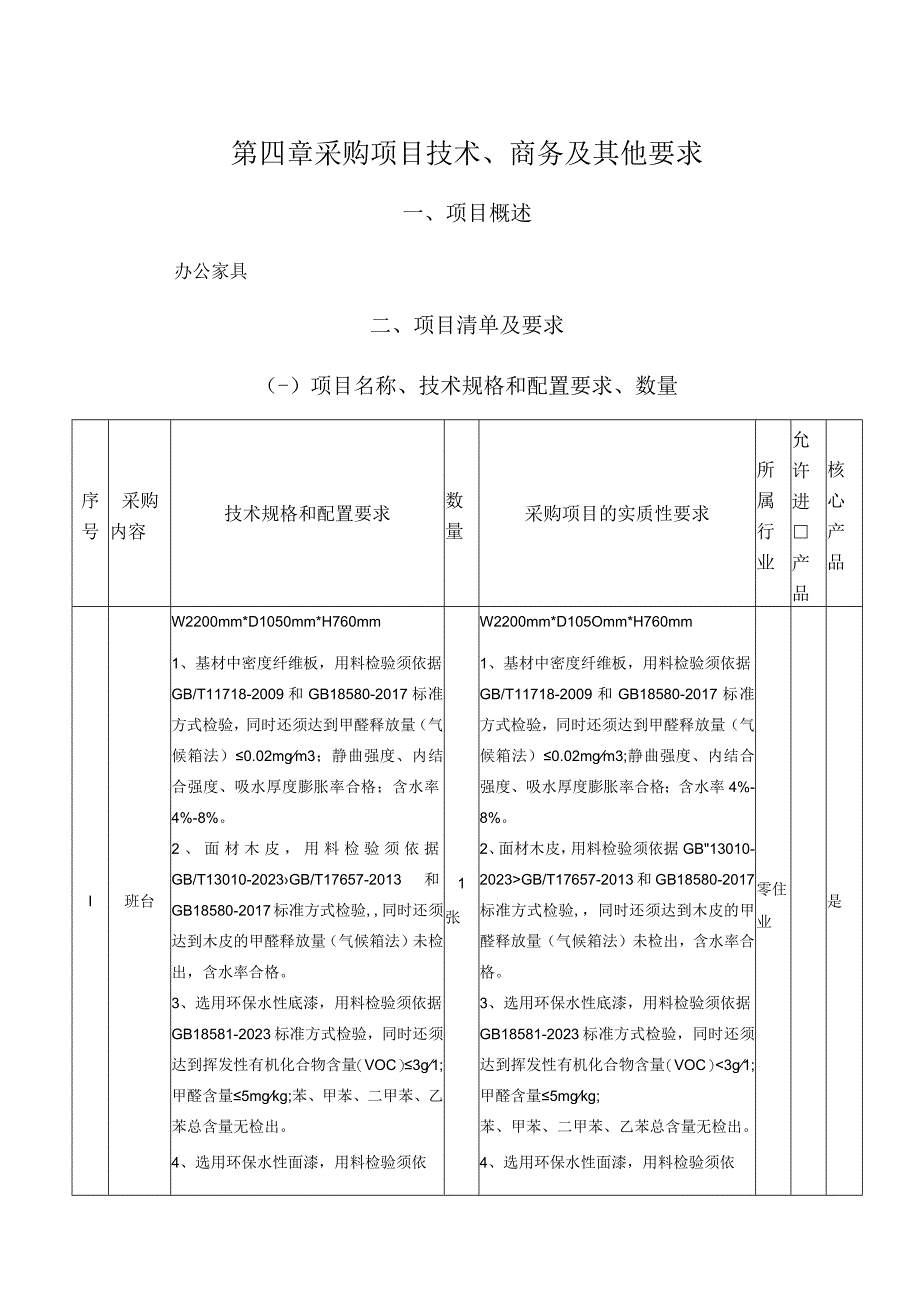 第四章采购项目技术商务及其他要求.docx_第1页