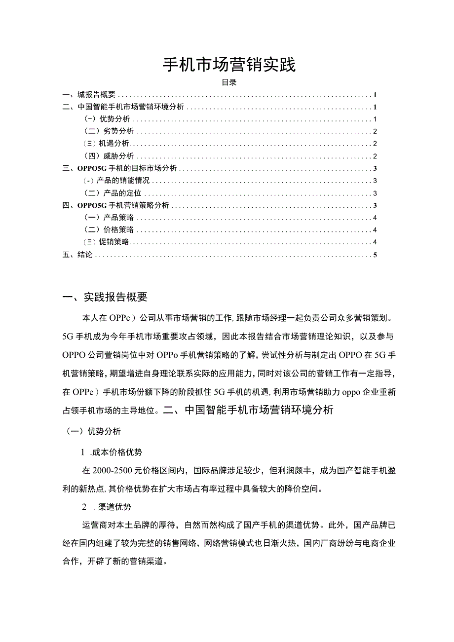 2023《手机市场营销实践》.docx_第1页