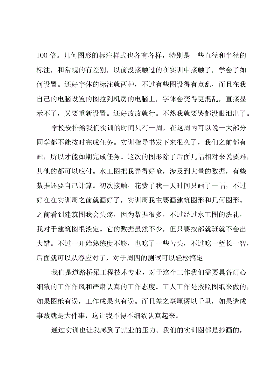 CAD学生实训心得体会3篇.docx_第2页