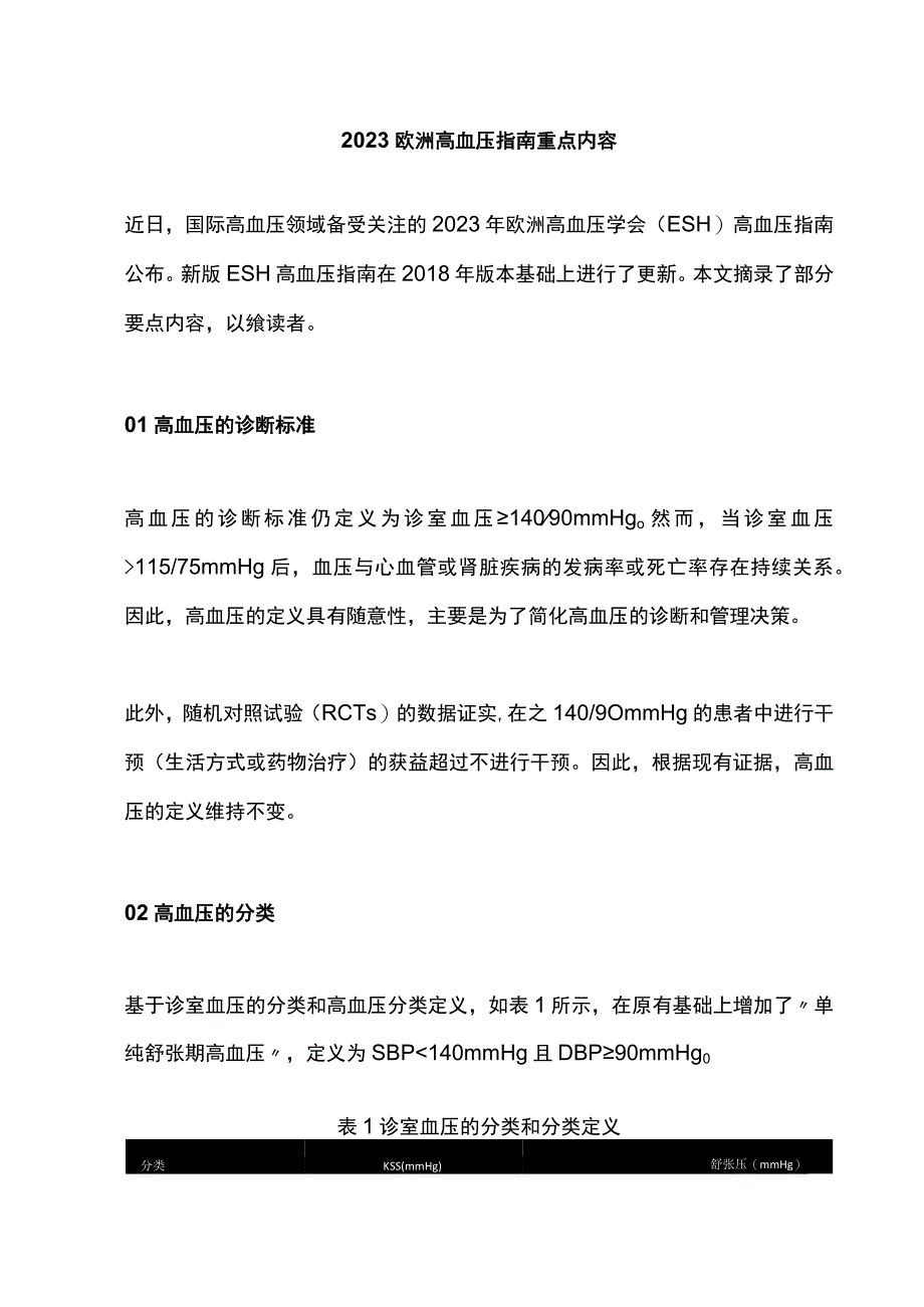 2023欧洲高血压指南重点内容.docx_第1页