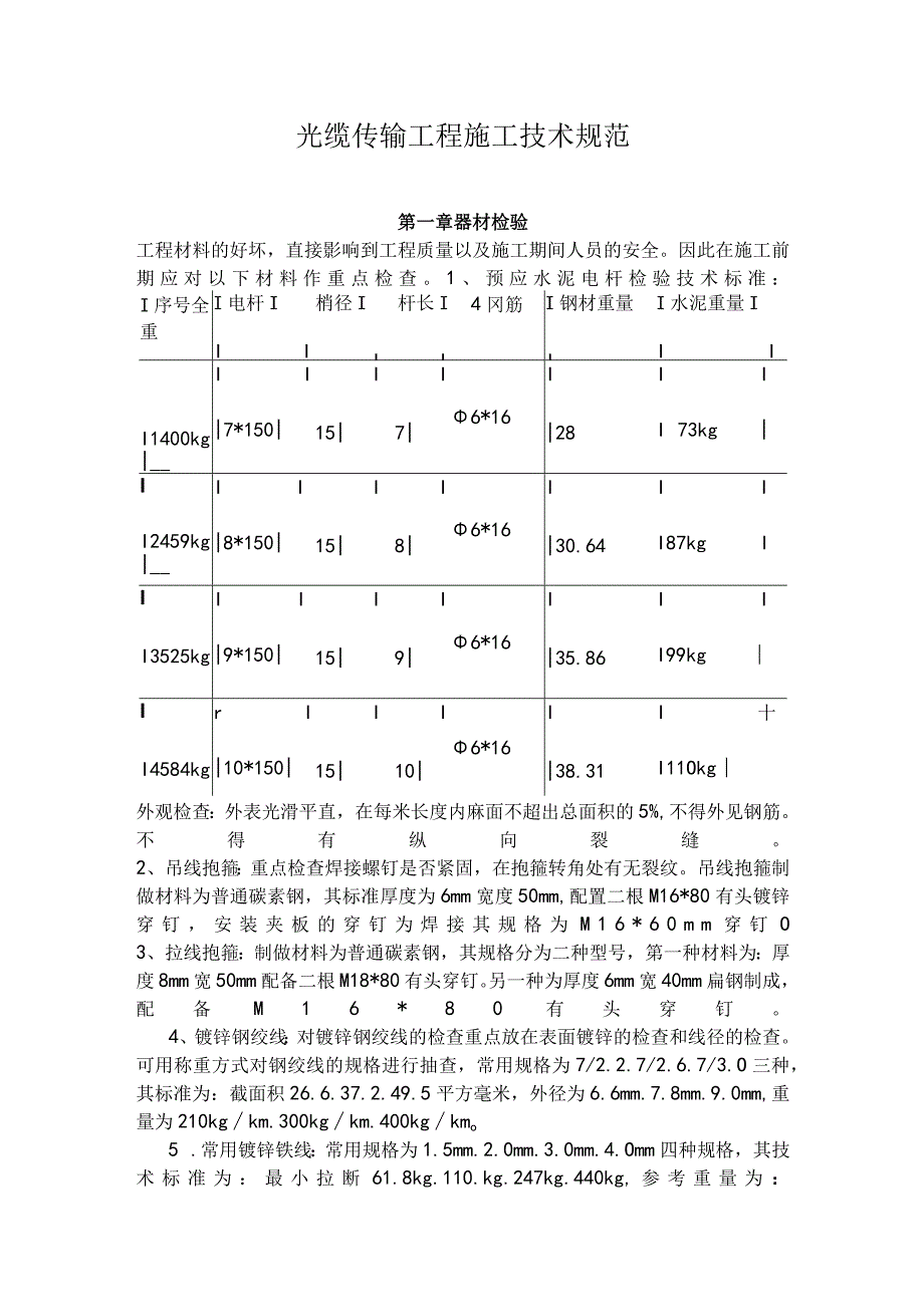 光缆传输工程施工技术规范.docx_第1页