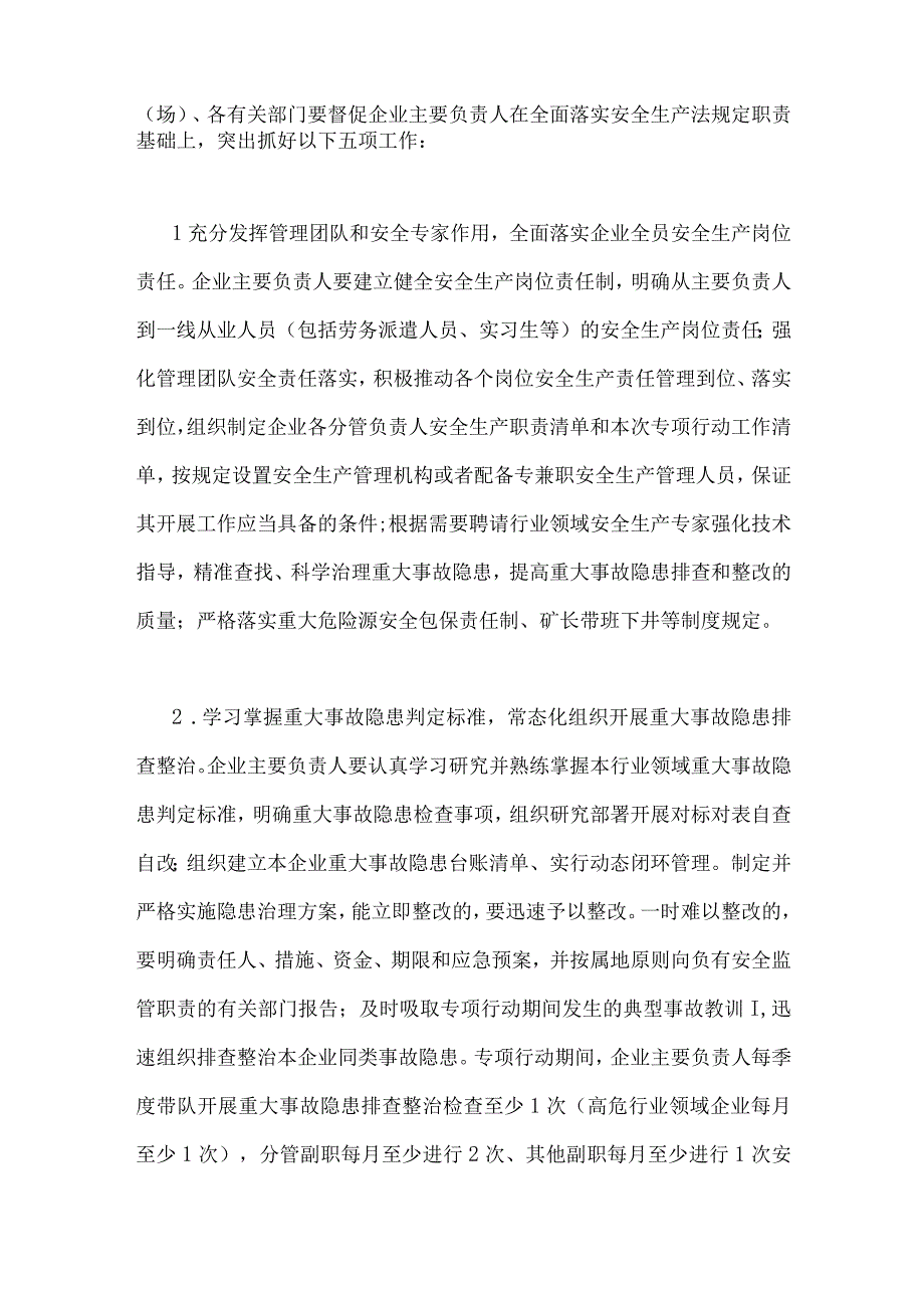 两套稿2023年重大事故隐患专项排查整治行动实施方案.docx_第3页