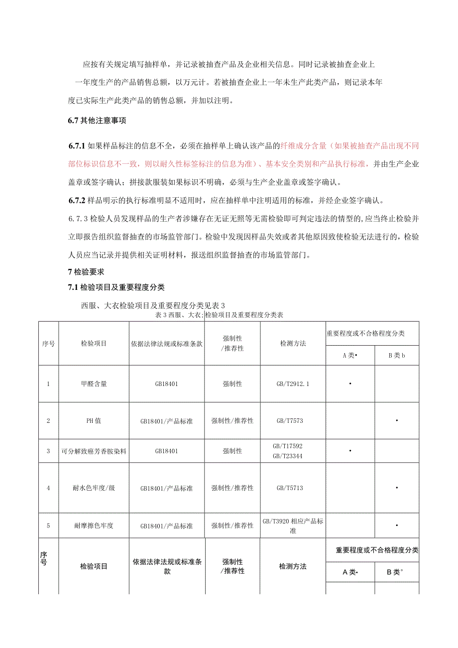 西服大衣西裤产品质量监督抽查实施细则.docx_第3页