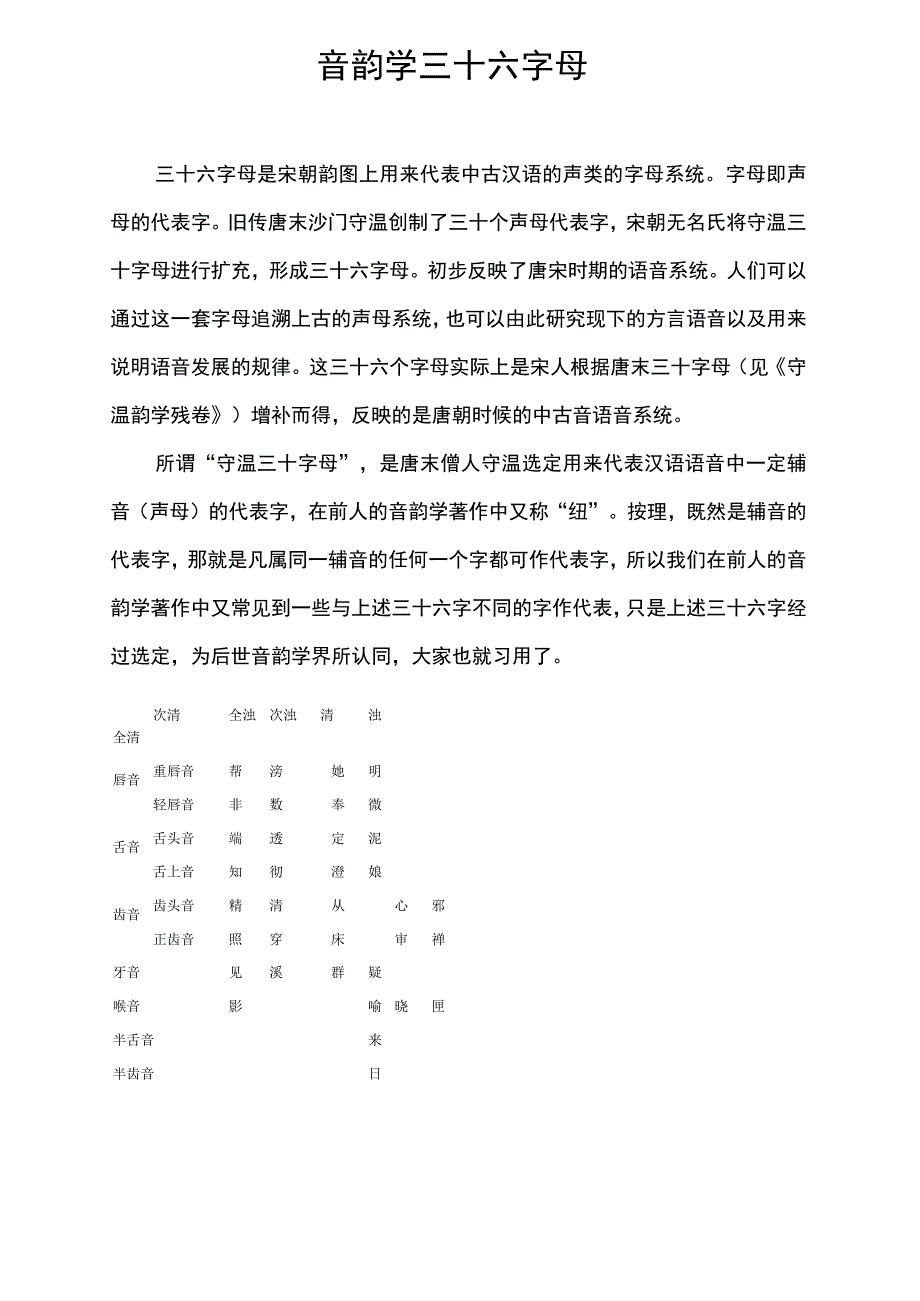 音韵学三十六字母.docx_第1页