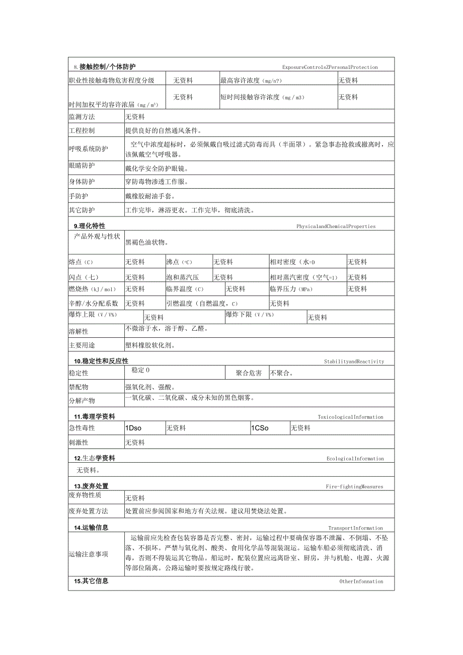 蜡油安全技术说明书.docx_第2页