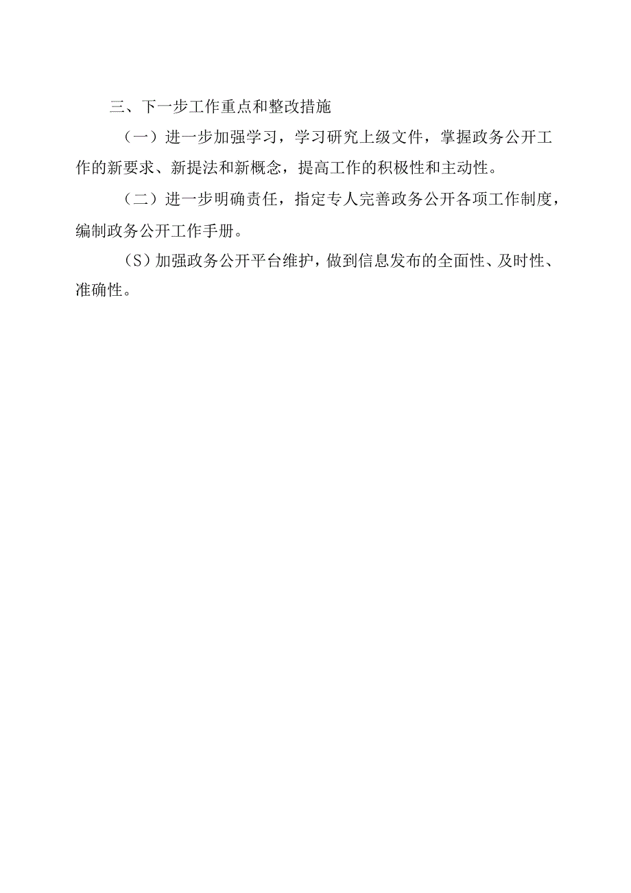 镇2023年上半年政务公开工作自查情况报告.docx_第3页