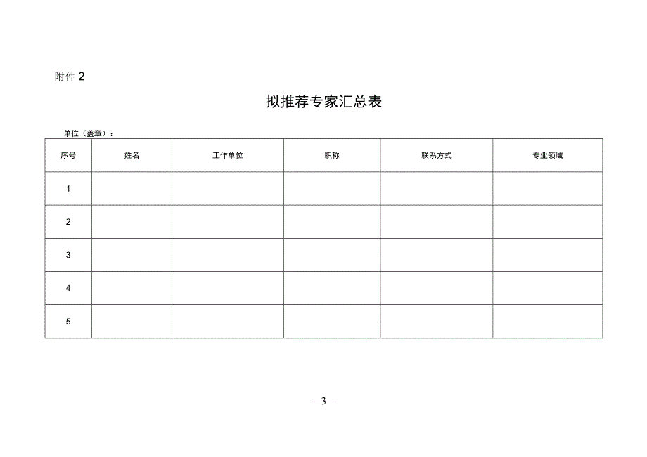 山东省生态环境损害评估专家库推荐专家信息表.docx_第3页