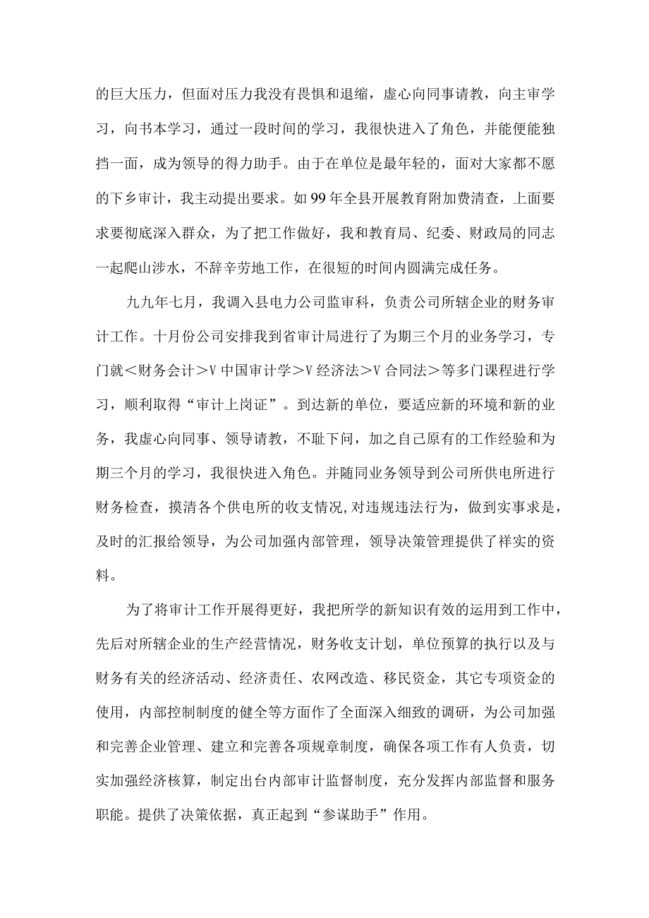 精品文档会计员审计工作个人小结整理版.docx_第2页