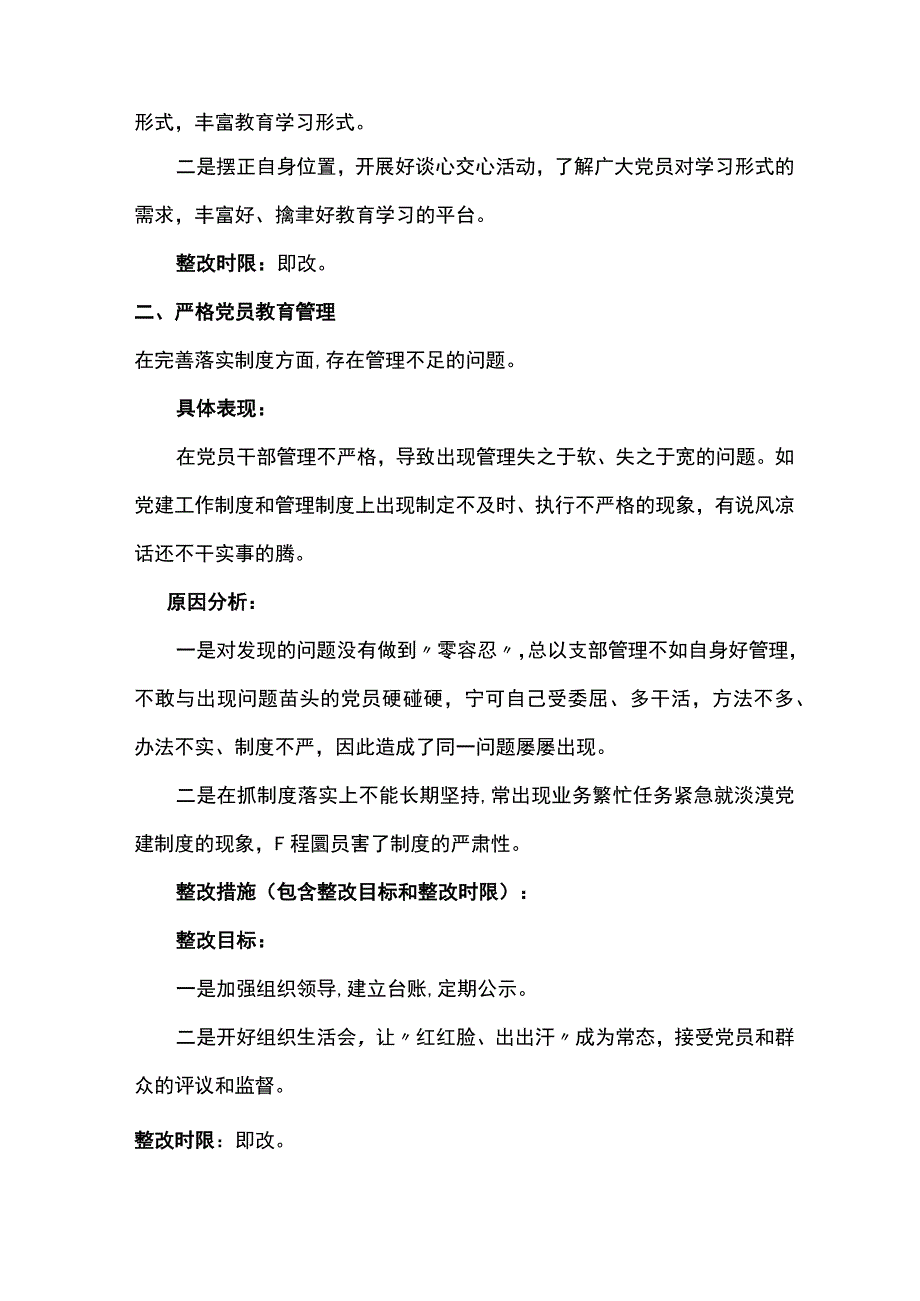 支部检视问题及整改清单.docx_第2页