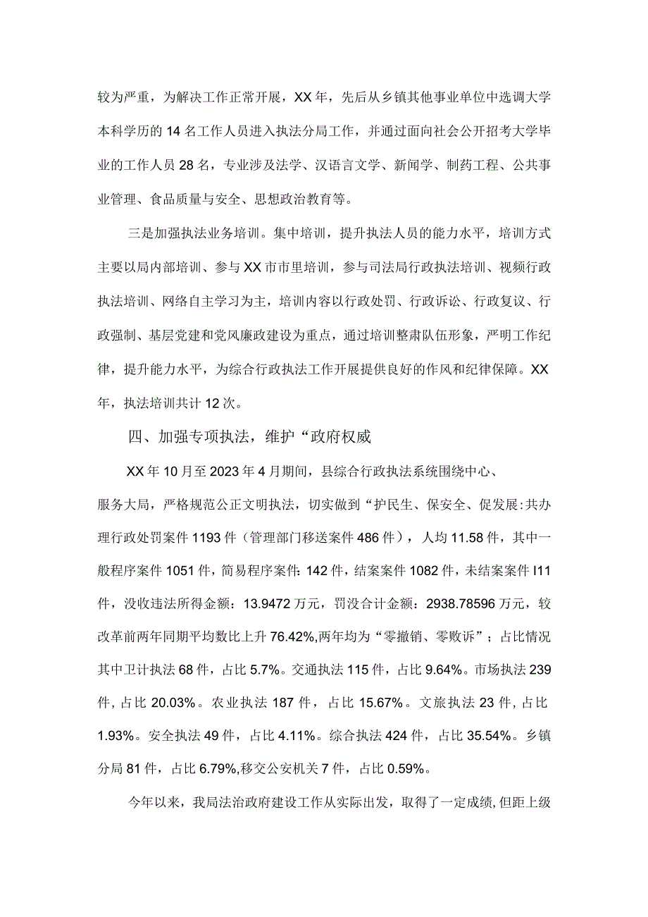 综合行政执法局法治政府建设情况报告.docx_第3页