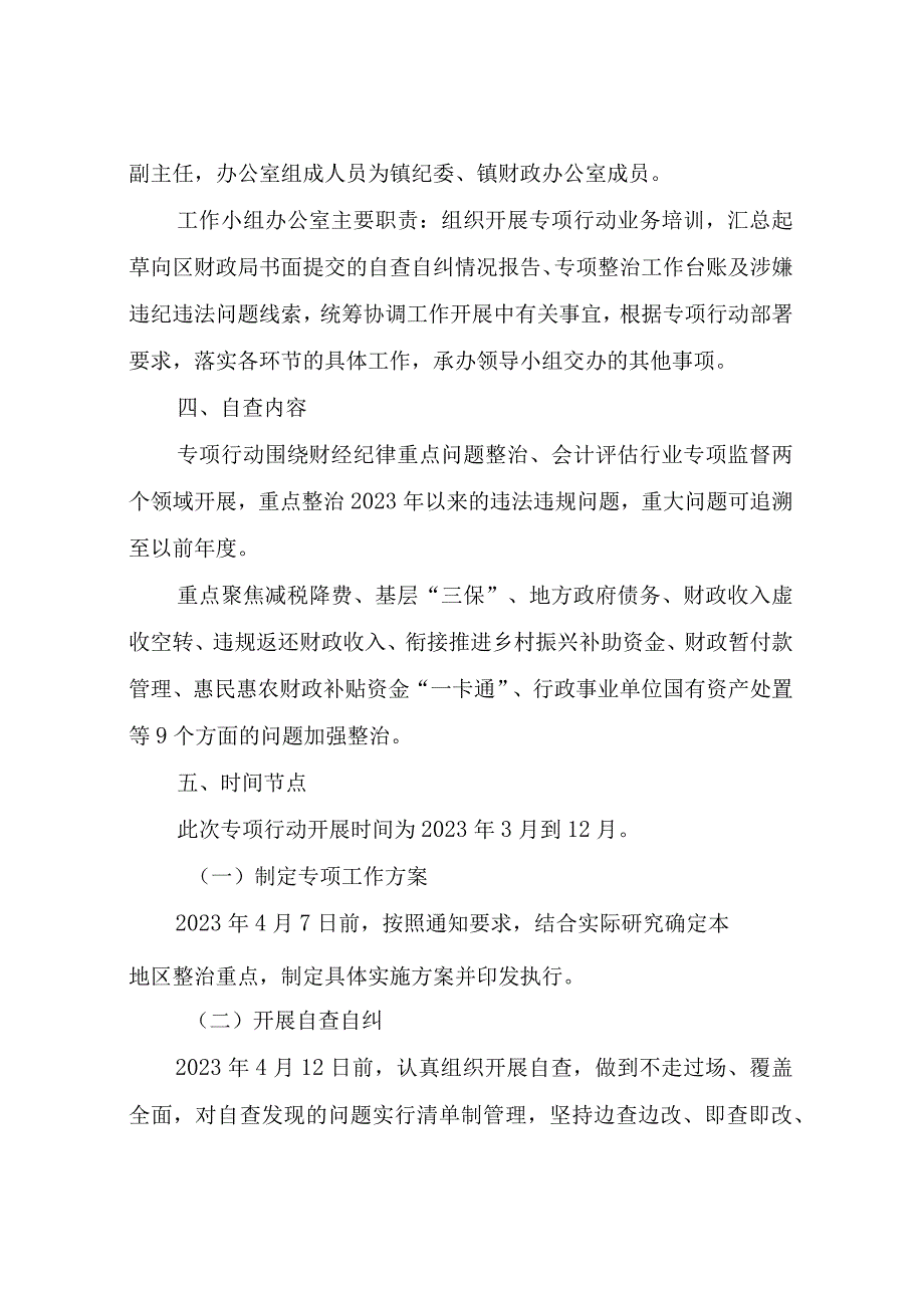 XX镇关于开展财会监督专项行动工作的方案.docx_第2页