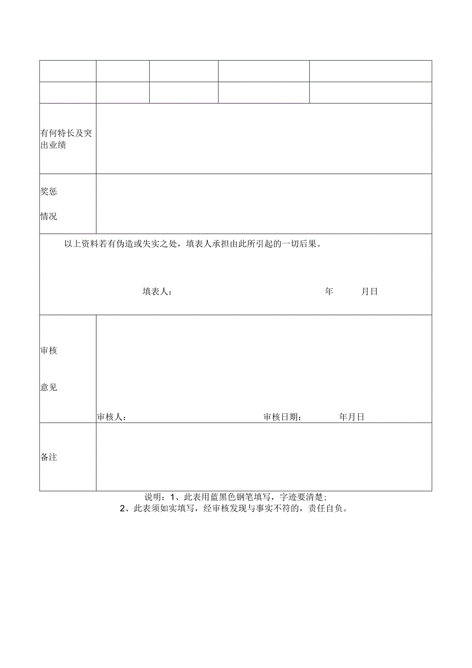 云浮市机关事业单位选聘紧缺人才报名表.docx_第2页