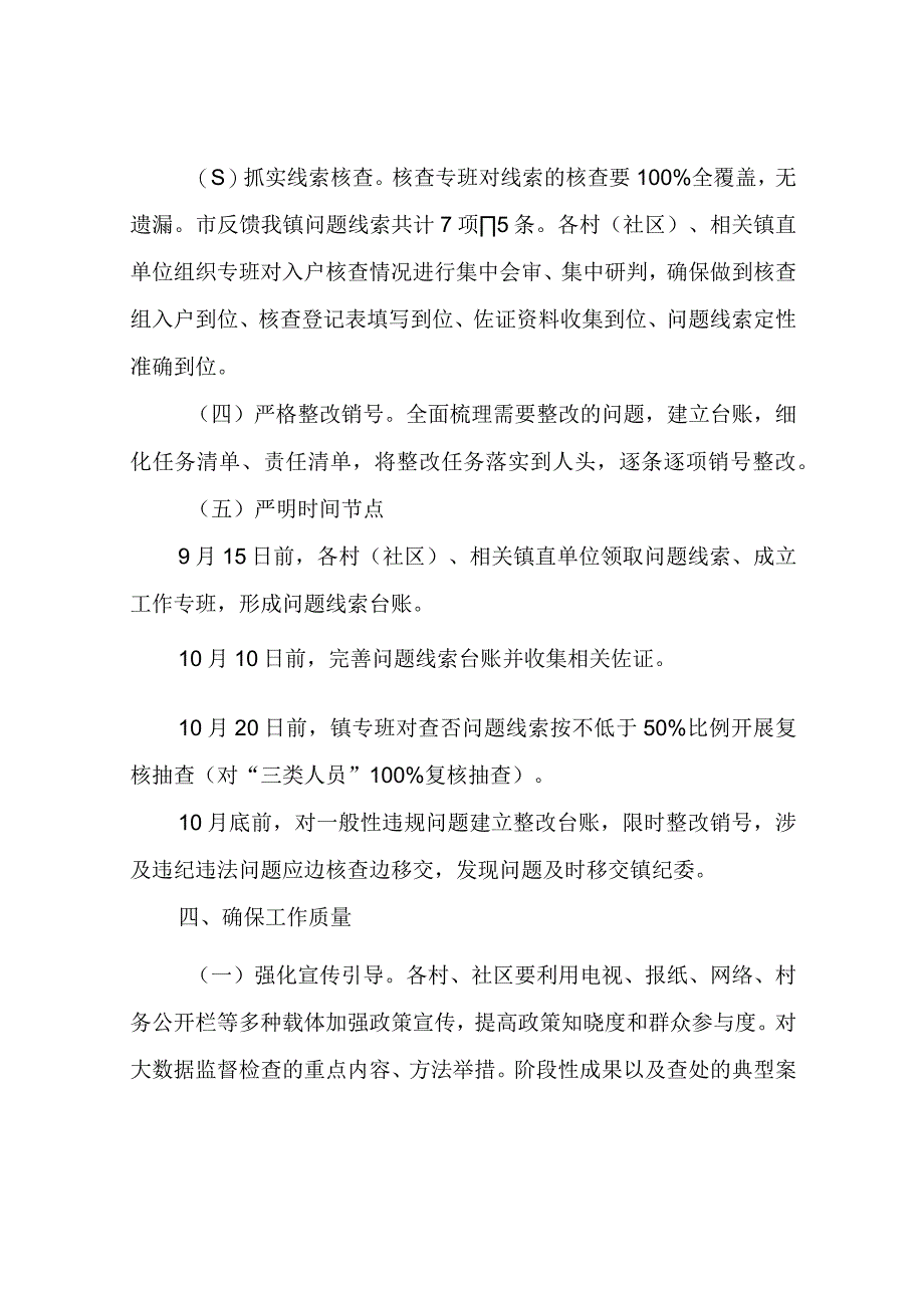 XX镇关于运用乡村振兴和民生领域政策落实监察系统开展监督检查工作的实施方案.docx_第3页