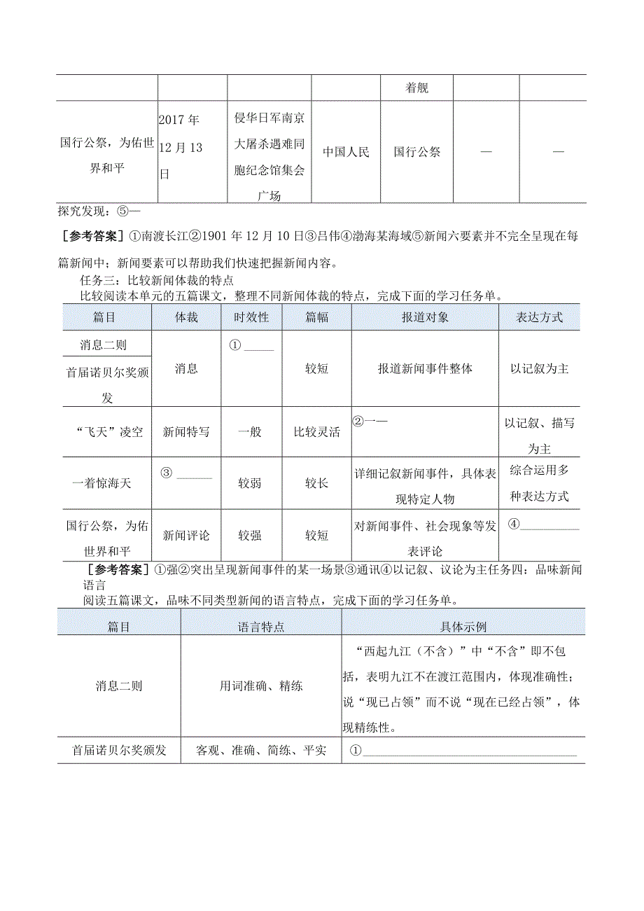 八年级上册第一单元活动探究任务单含答案.docx_第3页