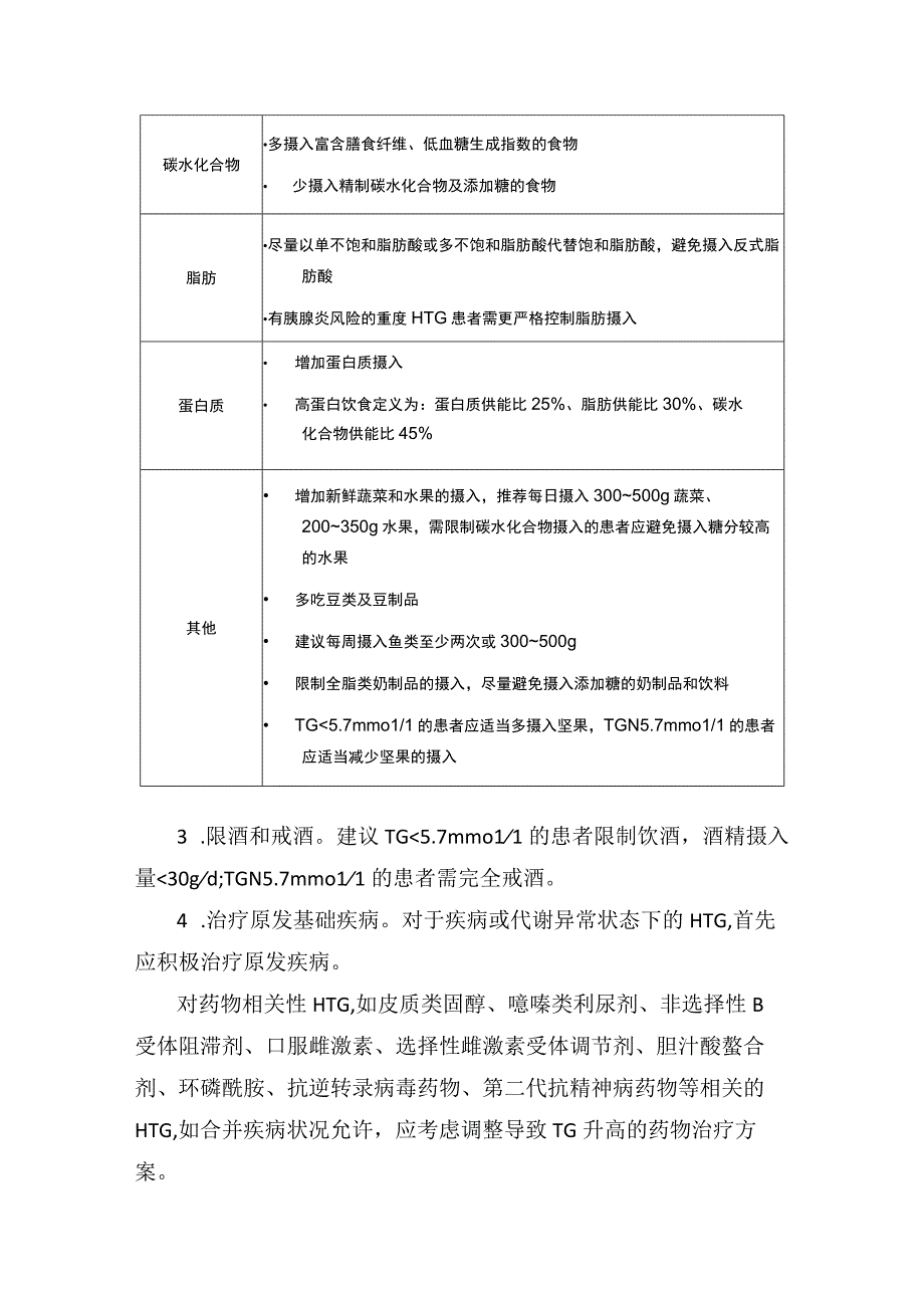 临床高甘油三酯血症诊断生活方式改变和治疗原发基础疾病药物治疗及临床处理流程.docx_第3页