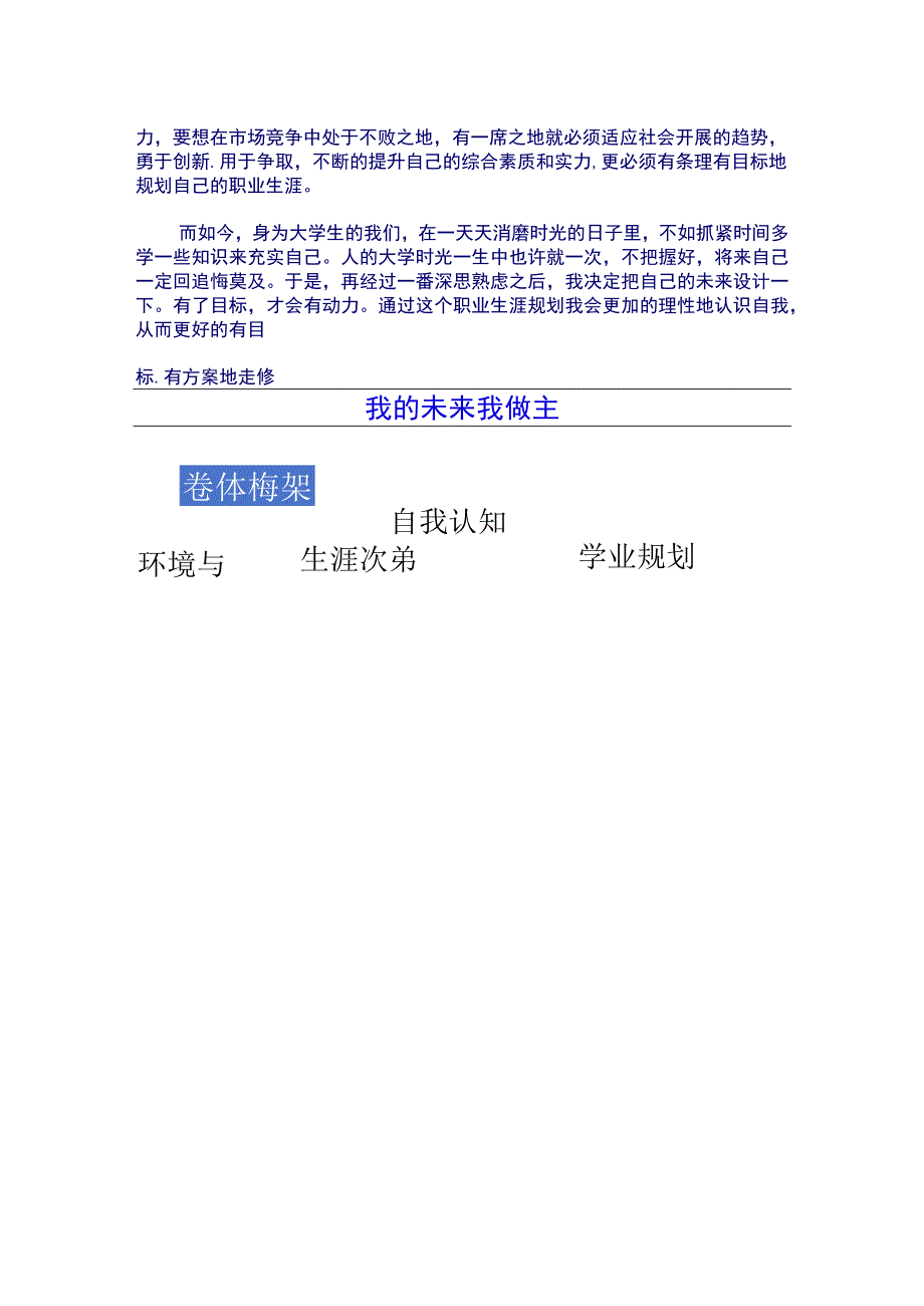 大学生职业生涯规划书Word.docx_第2页