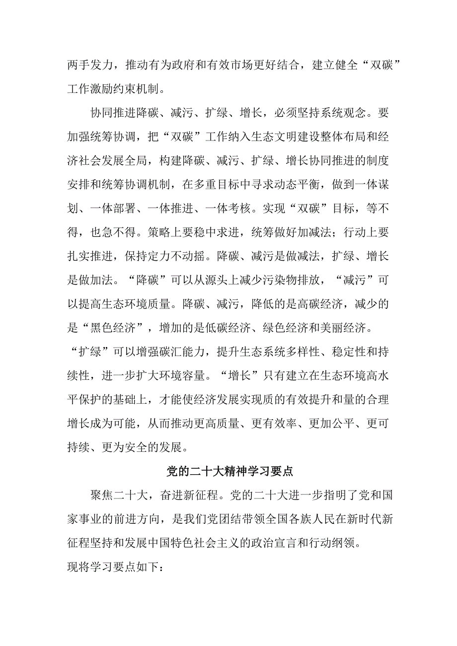 新能源单位开展专题学习《党的二十大精神》学习要点.docx_第3页