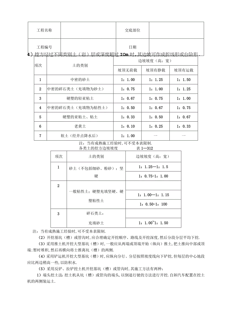 机械挖土技术交底1工程文档范本.docx_第2页