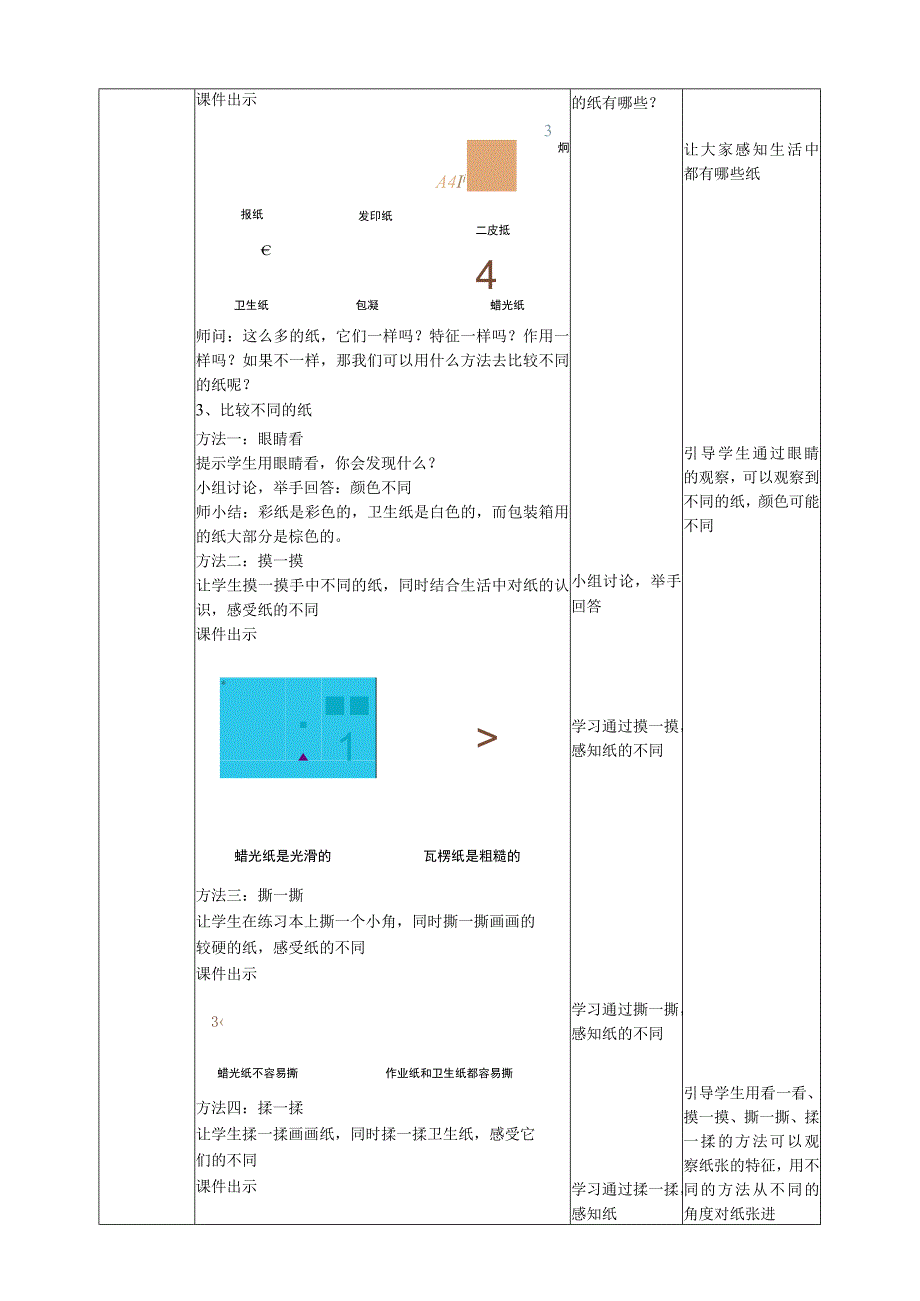 核心素养目标38《一起观察纸》教案.docx_第3页