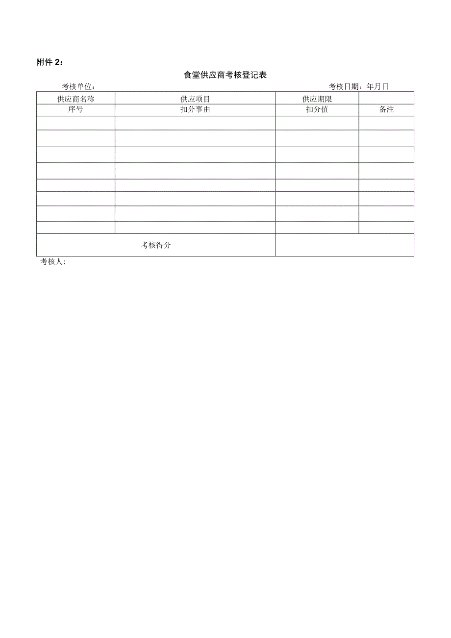 食堂供货商考核评分表.docx_第2页