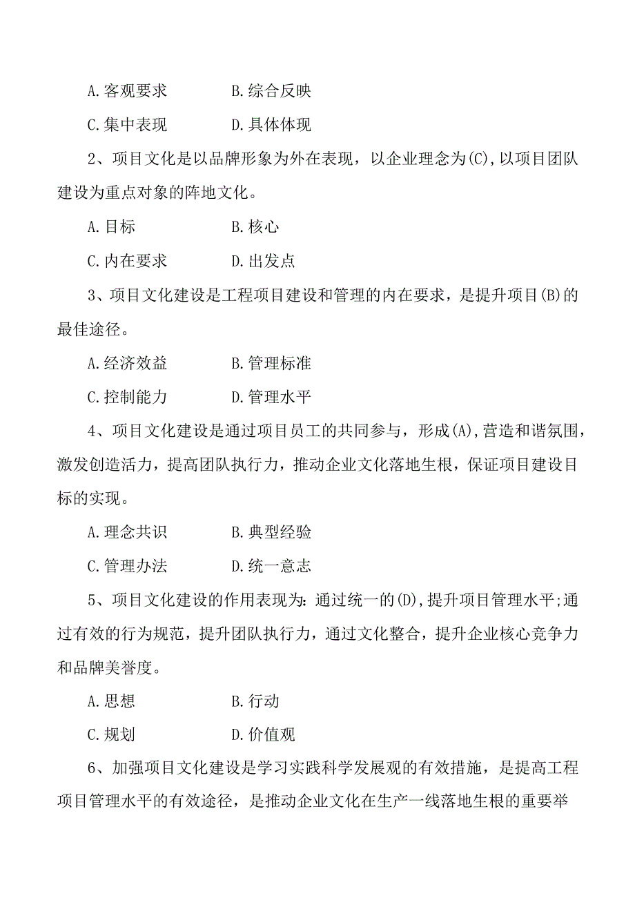 项目文化建设试题.docx_第2页