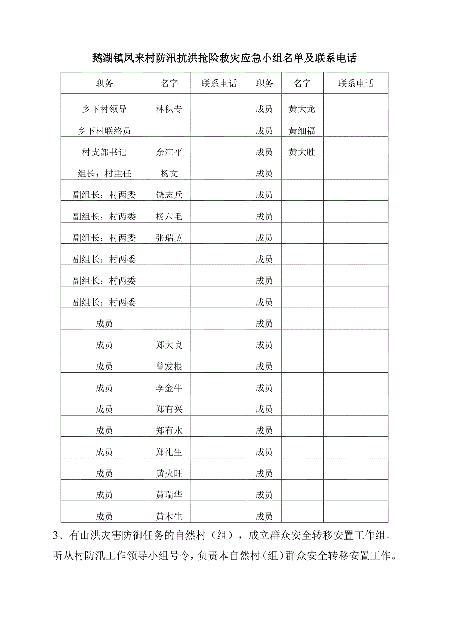 鹅湖镇凤来村山洪灾害防御预案.docx_第2页