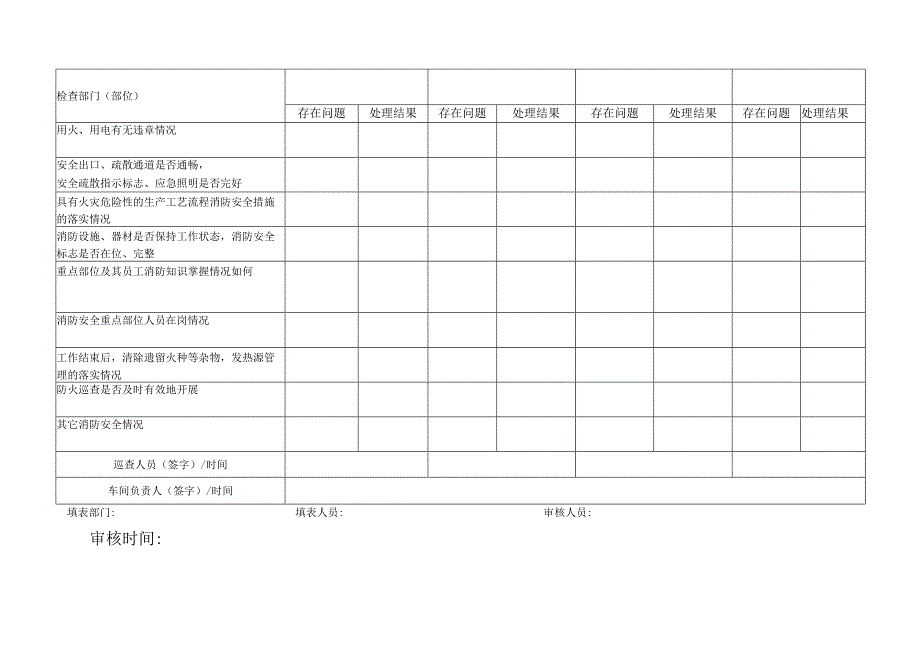 防火巡查记录表.docx_第2页