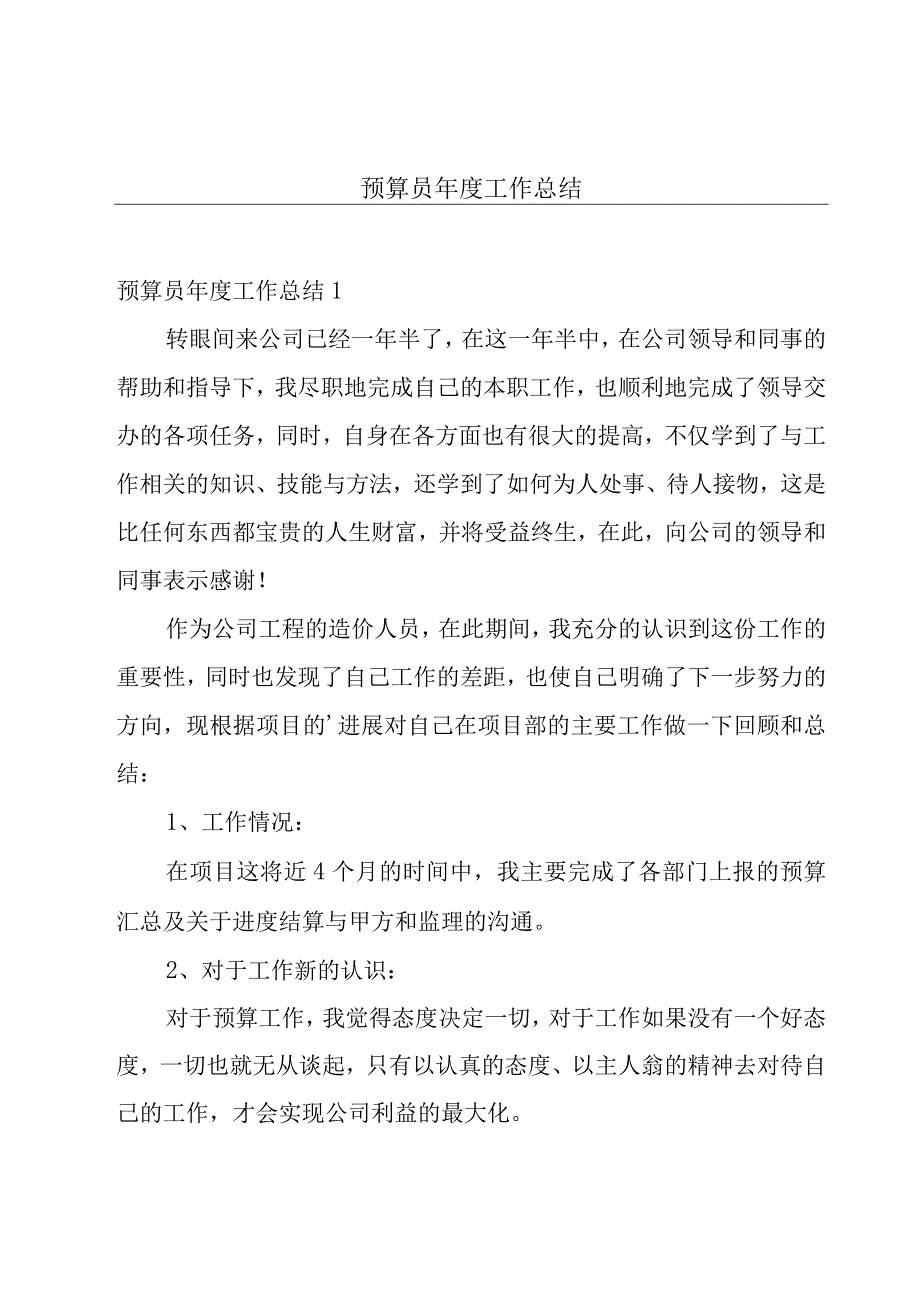 预算员年度工作总结.docx_第1页