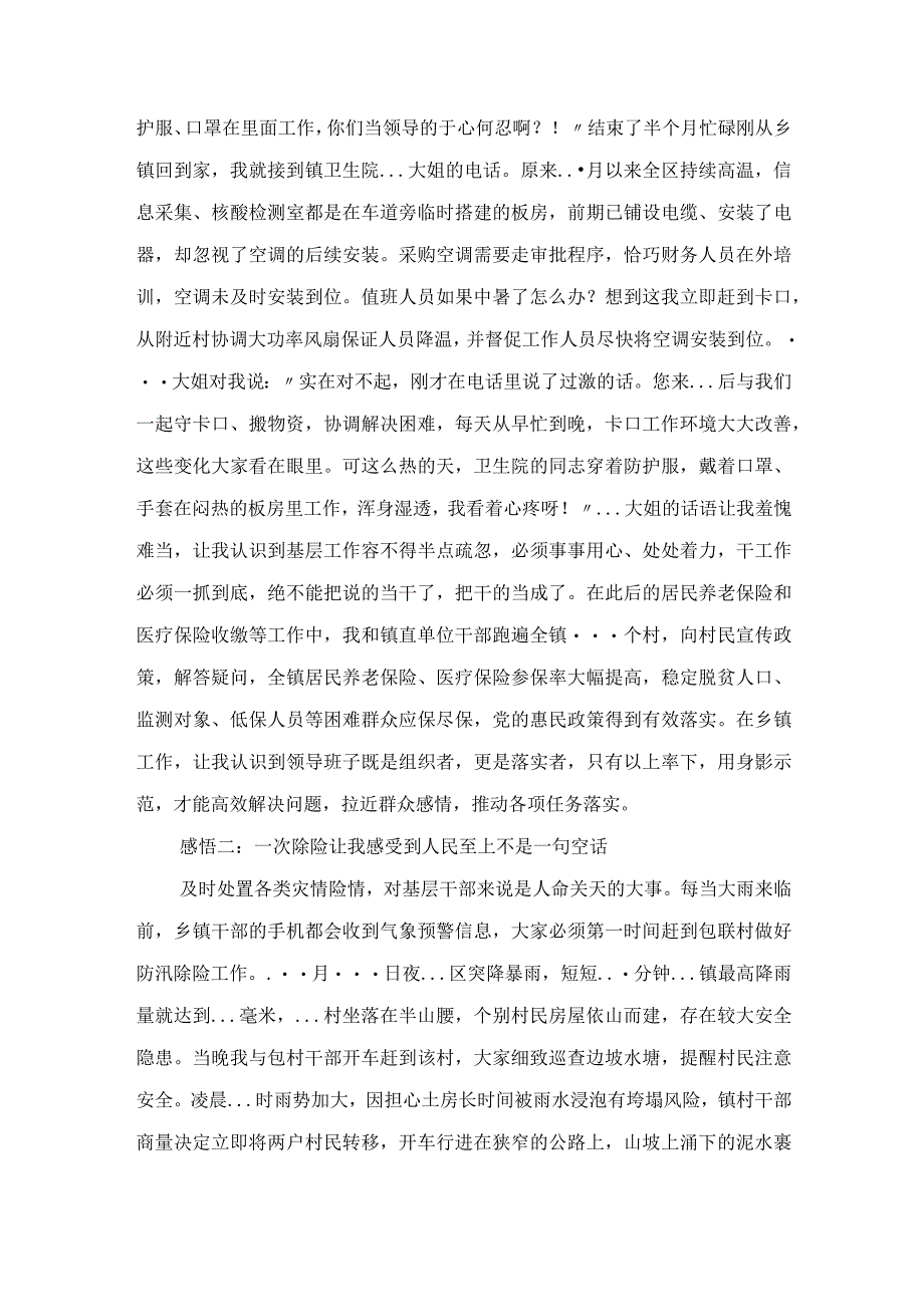 镇党委副书记挂职干部挂职锻炼心得体会.docx_第2页