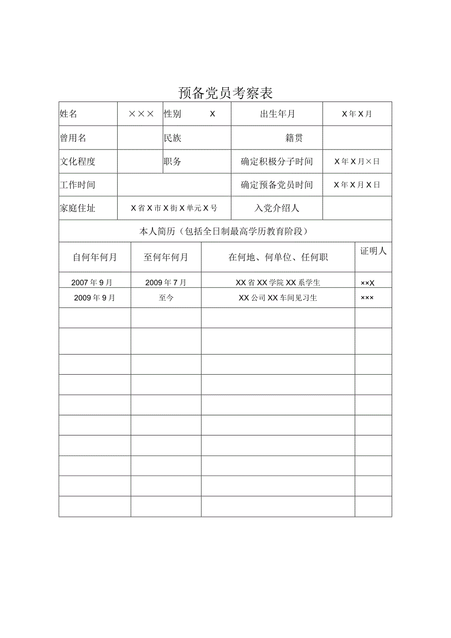 预备党员考察表.docx_第1页