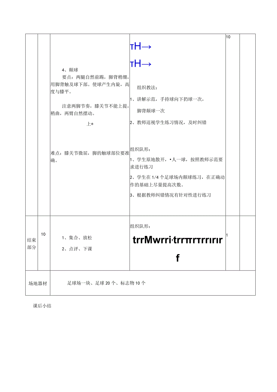 体育与健康《足球脚内侧横拨球拉球颠球》公开课教案.docx_第3页