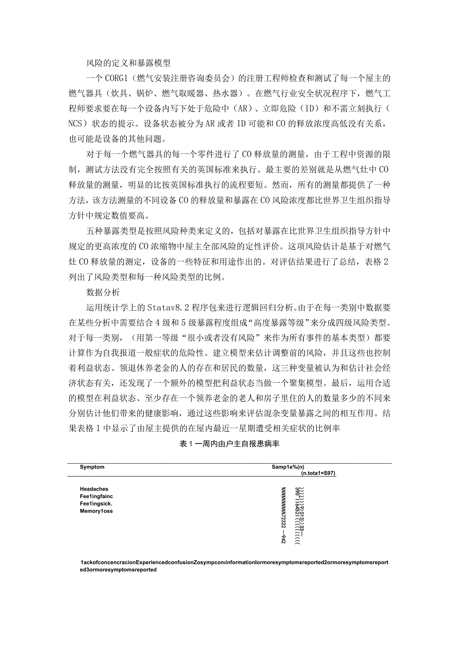 一个有代表性的调查：关于在伦敦由于家用燃气具释放CO导致的神经学上症状的报道_外文翻译.docx_第3页