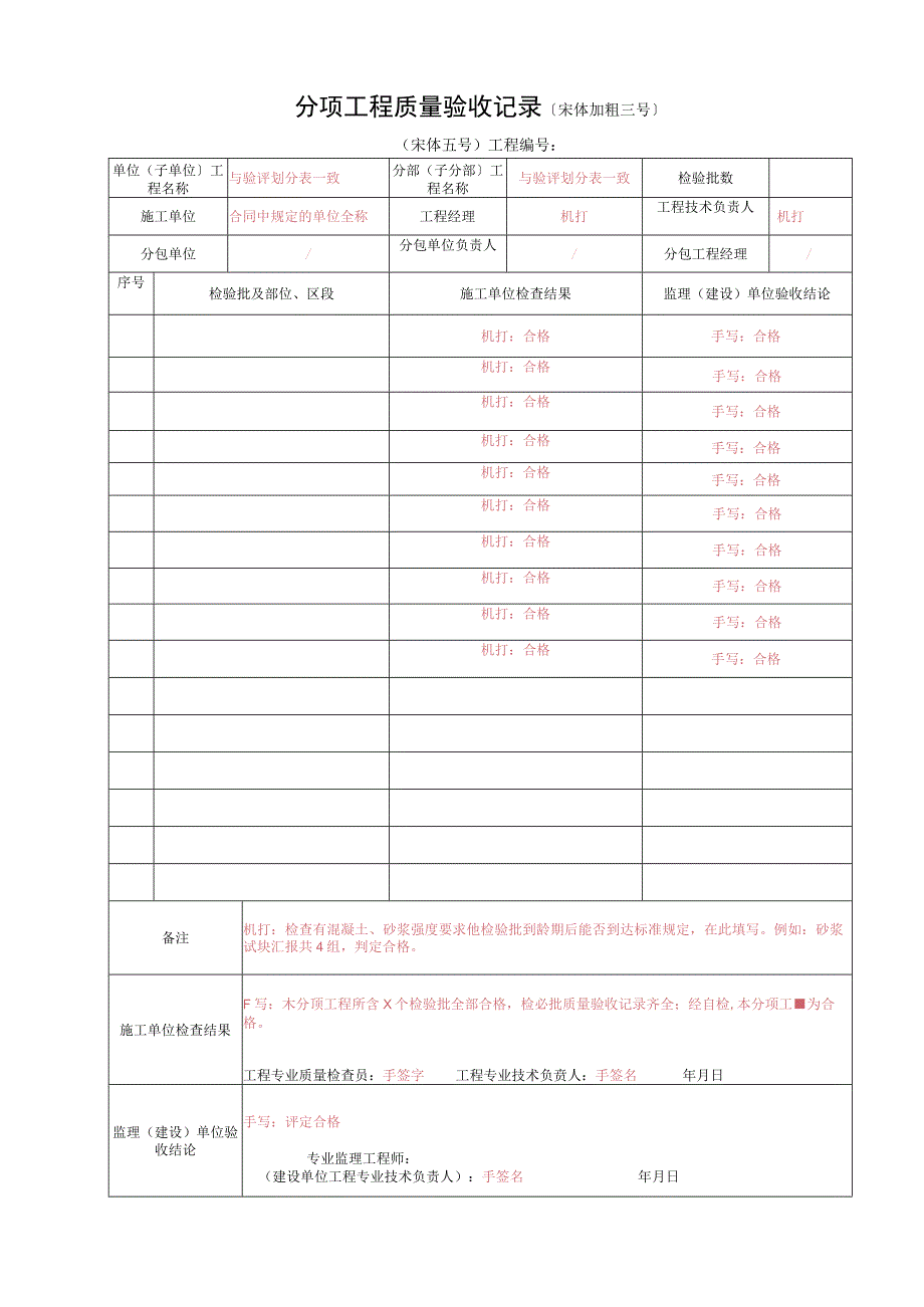 2023年分项工程质量验收记录.docx_第1页