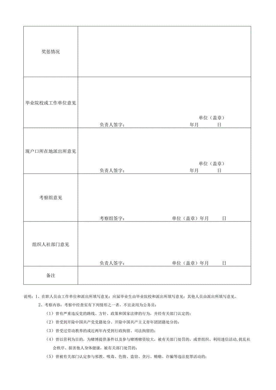 公务员参照管理人员录用考察表.docx_第2页