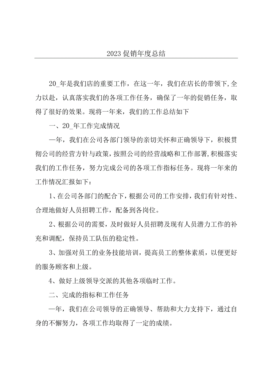 2023促销年度总结.docx_第1页